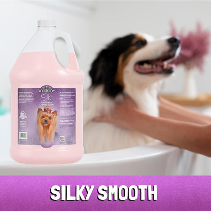 Silk Creme Rinse Dog Conditioner - Conditioner for Dogs, Puppy Conditioner, Dog Conditioner Detangler, Dog Hair Conditioner - 5 Gallons